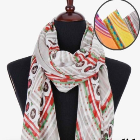 간절기 폴리 스카프