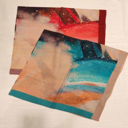 울 사각 쁘띠 스카프