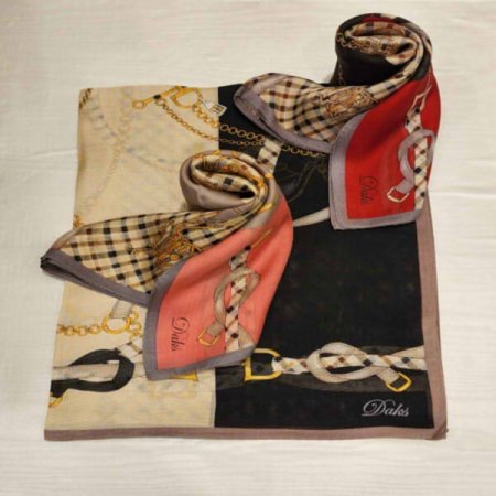 롱 실크 스카프