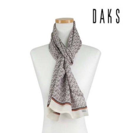 신사 양면 울실크 스카프