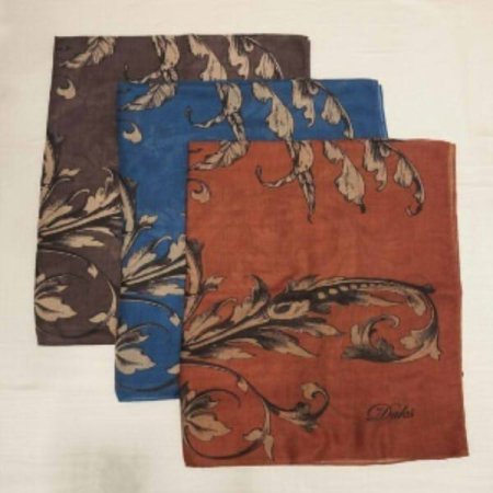 수입 폴리 나염 롱 스카프