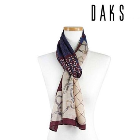 남녀공용 울실크 미디 스카프