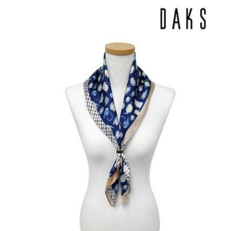 간절기 사각 쁘띠 실크 스카프