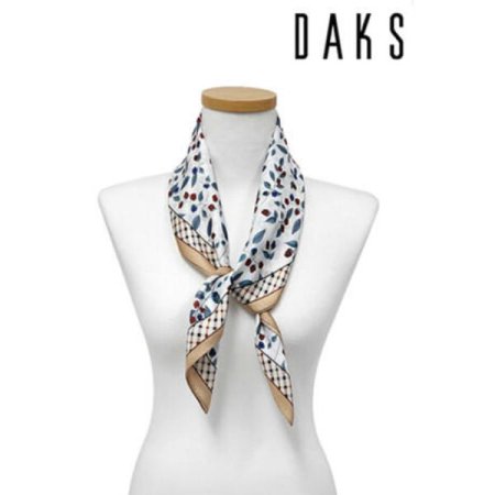 간절기 사각 쁘띠 실크 스카프