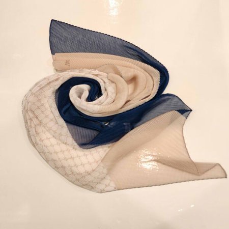 폴리 주름 쁘띠스카프