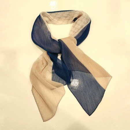 폴리 주름 쁘띠스카프