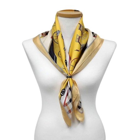 사각 쁘띠 실크 스카프