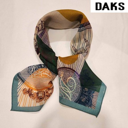 울 사각 쁘띠 스카프