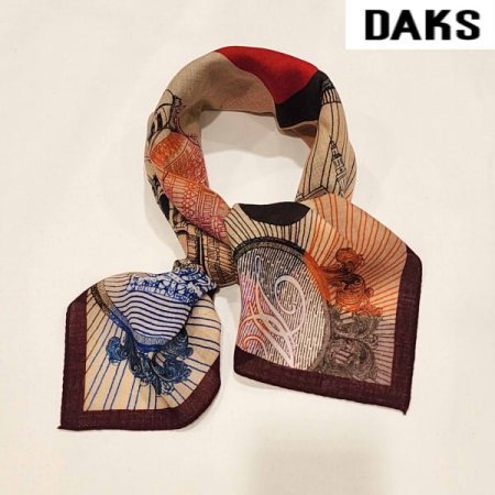 울 사각 쁘띠 스카프