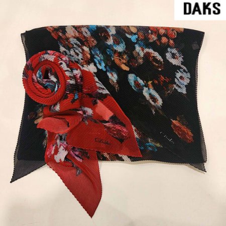 수입 폴리 주름 롱 스카프