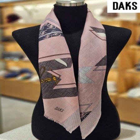 울 나염 롱 스카프