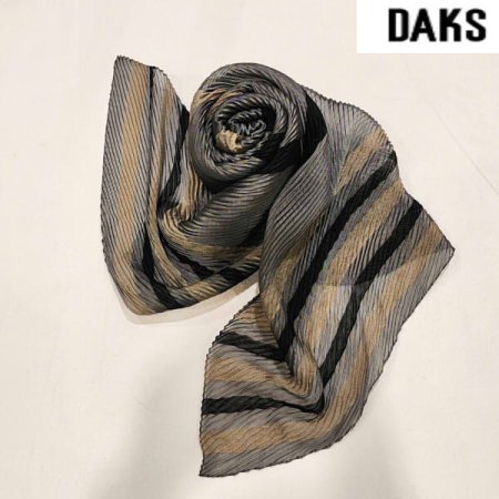 수입 폴리 플리츠 롱 스카프