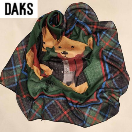 테디베어 울사각 쁘띠 스카프