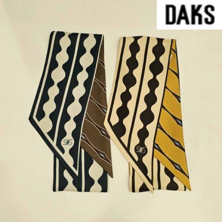 수입 양면 실크 스키니 스카프