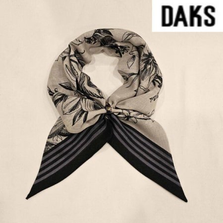 수입 플라워 라인 양면 울스키니 스프