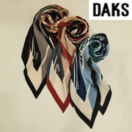 수입 폴리 주름 사각 스카프