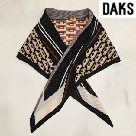 수입 폴리 주름 사각 스카프