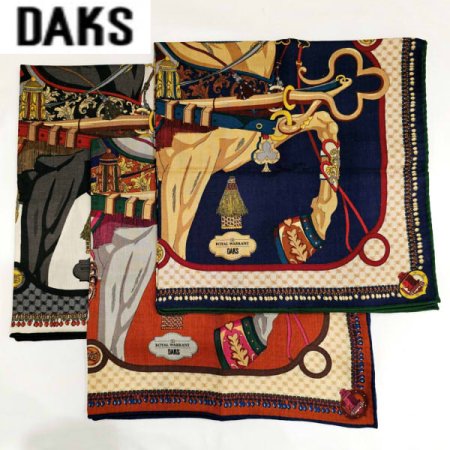 양면 울실크 사각 쁘띠 스카프