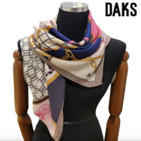 울 나염 롱 스카프