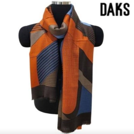 닥스 로고 울 나염 롱 스카프