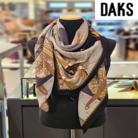 캐시미어 울 혼방 사각 숄겸용 스카프