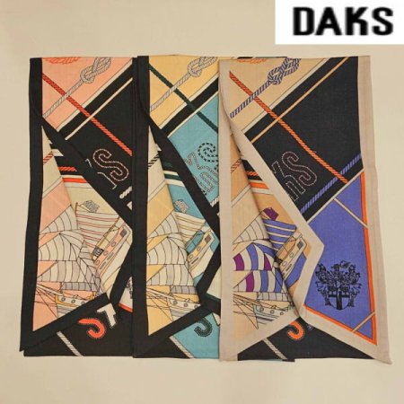 울 실크 혼방 스키니 스카프