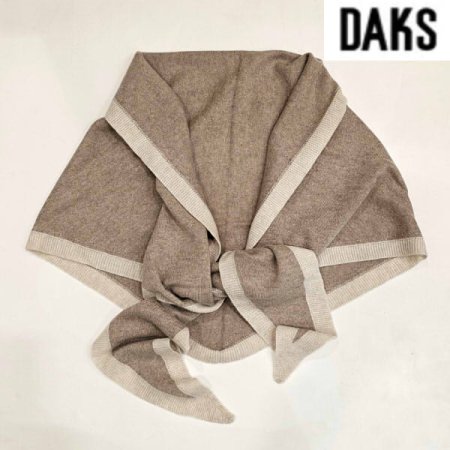 캐시미어 울 혼방 삼각숄 겸용 머플러