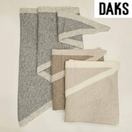 캐시미어 울 혼방 삼각숄 겸용 머플러