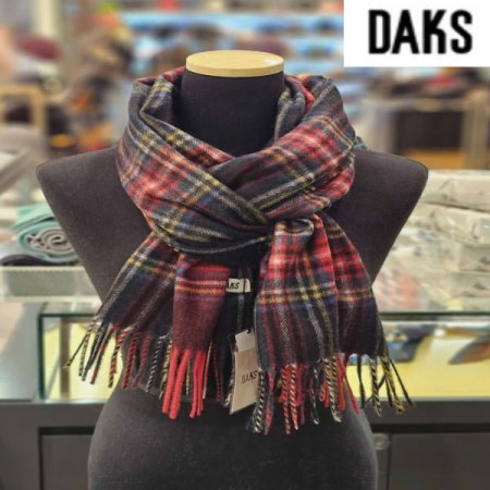 캐시미어 체크 머플러