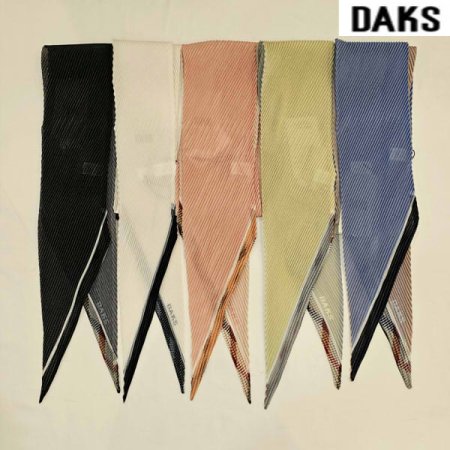 폴리 양면 플리츠 쁘띠 스카프