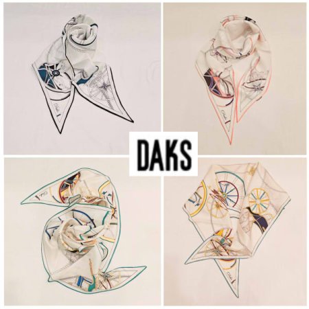 실크 마름모 스카프