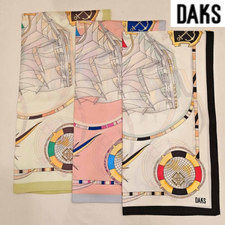 양면 실크 사각 스카프