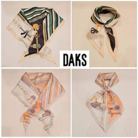 실크 마름모 스카프