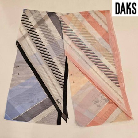 취폰 나염 롱실크 스카프