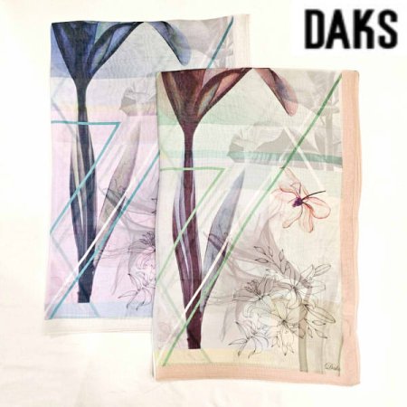 치폰 나염 롱실크 스카프