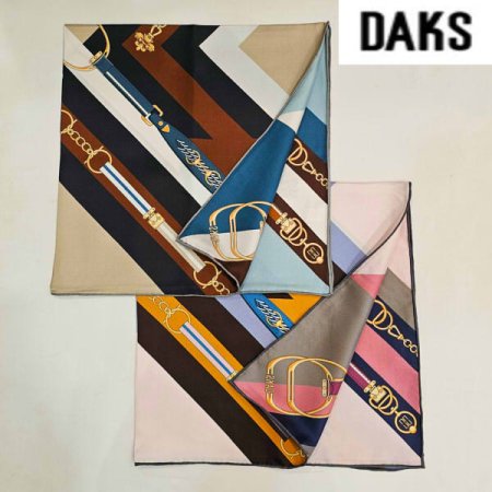 실크 양면 사각 쁘디 스카프핸드롤