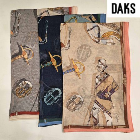 울실크 혼방 롱 스카프