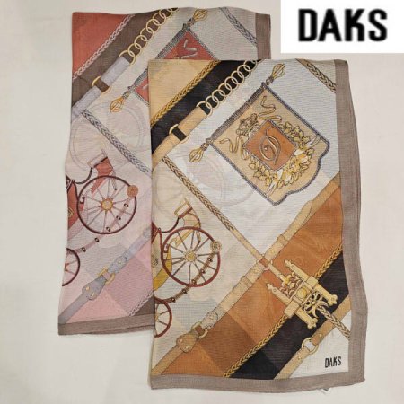 실크 나염 롱 스카프