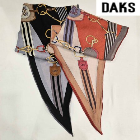 캐시미어 혼발 로장지 스카프핸드롤