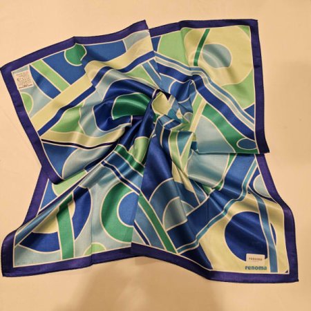 레노마 남녀 1매 면실크 손수건