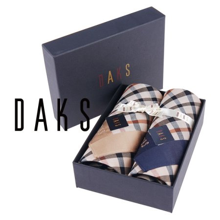 남녀 기본체크 손수건 2매세트