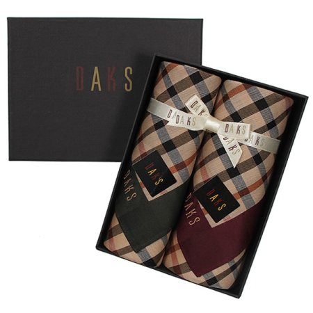 기본체크 손수건 2매세트