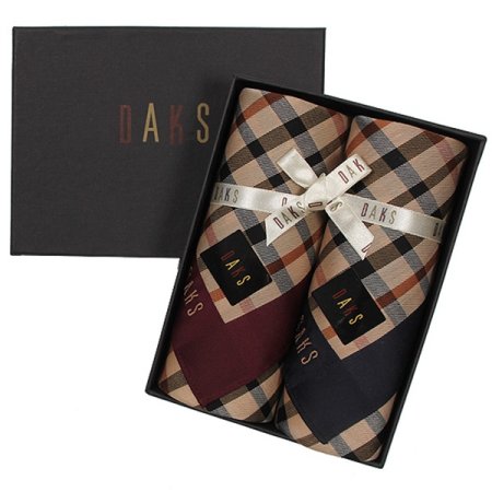 기본체크 손수건 2매세트