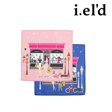 아이엘드 남녀 1매 나염 손수건
