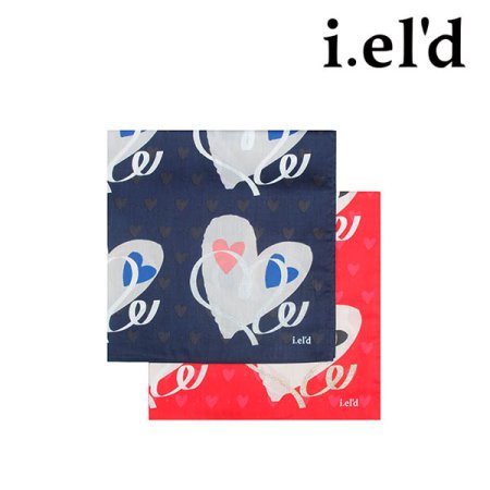 아이엘드 남녀 1매 나염 손수건