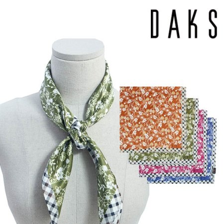 남녀 1매 면실크 손수건