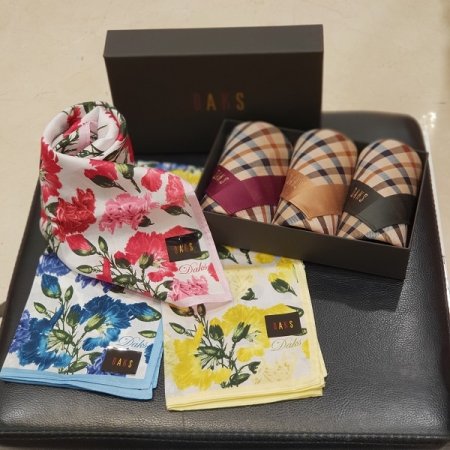 남녀 손수건 3매세트 7종 택 1