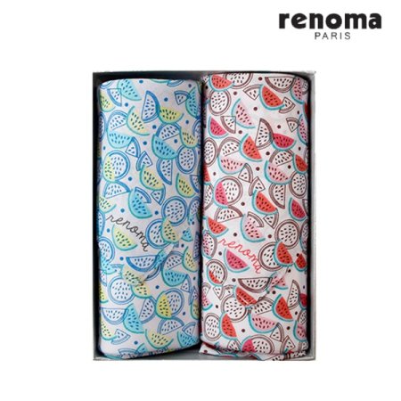 레노마 남녀 2매세트 손수건