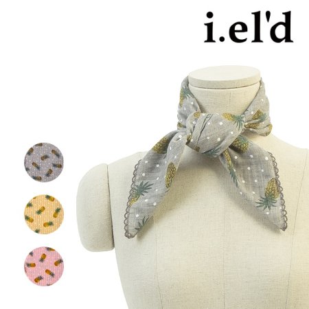 아이엘드 나염 쁘띠 파인애플 손수건