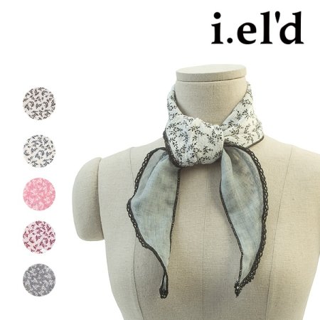 아이엘드 나염 쁘띠 플라워 손수건